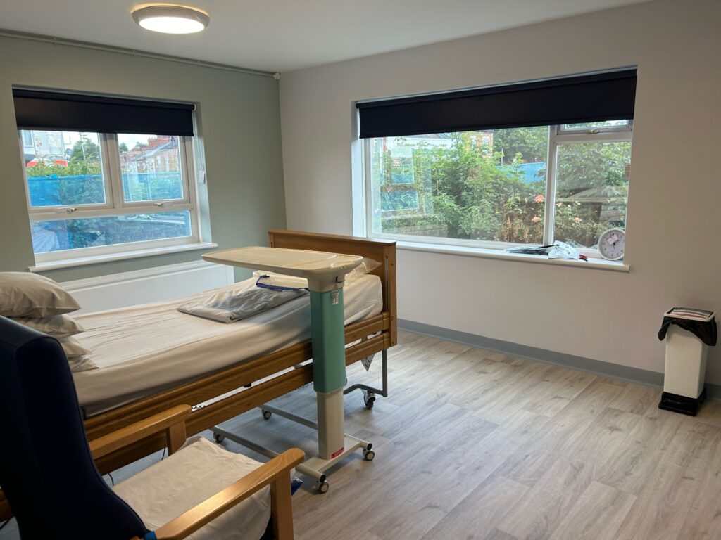 A typical bedroom at Preston Lodge