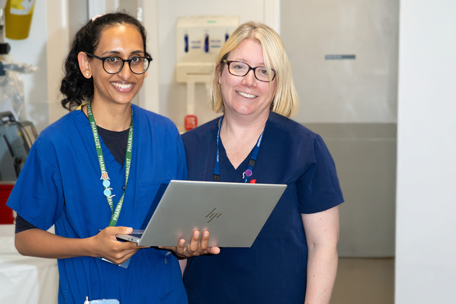 Binita Bhakta and Emily Lathwaite