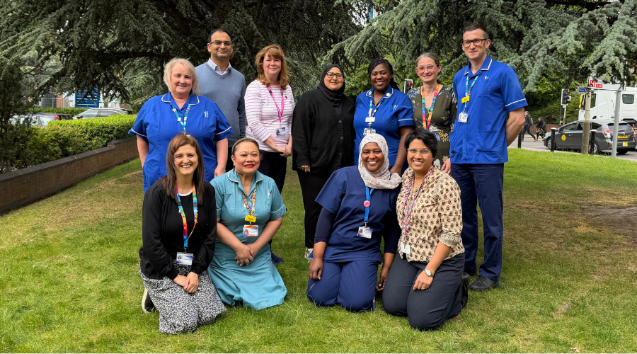 Colleagues from UHL's adult allergy service