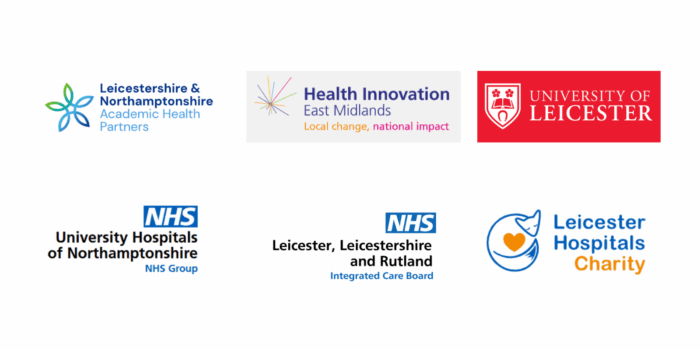 Six logos featuring the partners of the Health Innovation Hub