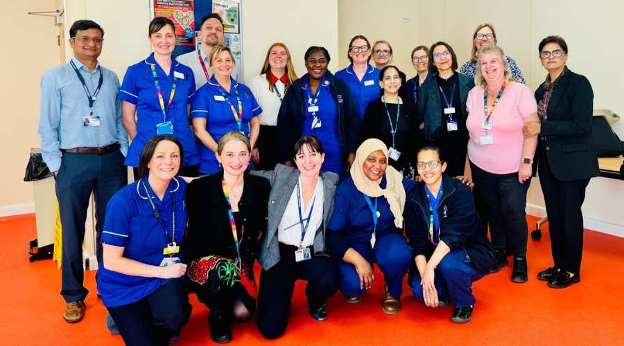 Colleagues from UHL's adult allergy service