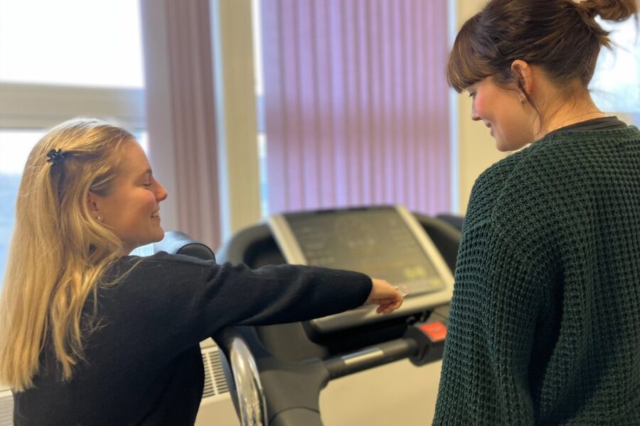 image of Martha coaching an exercise session