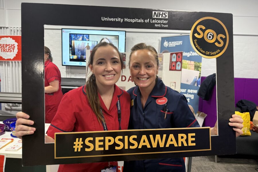 DART Nurse, Katie Luker and DART Matron, Carrie Hayhurst at the sepsis event