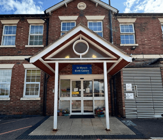 Image of St Mary's birth centre entrance